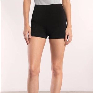 Hi-Rise Black Shorts